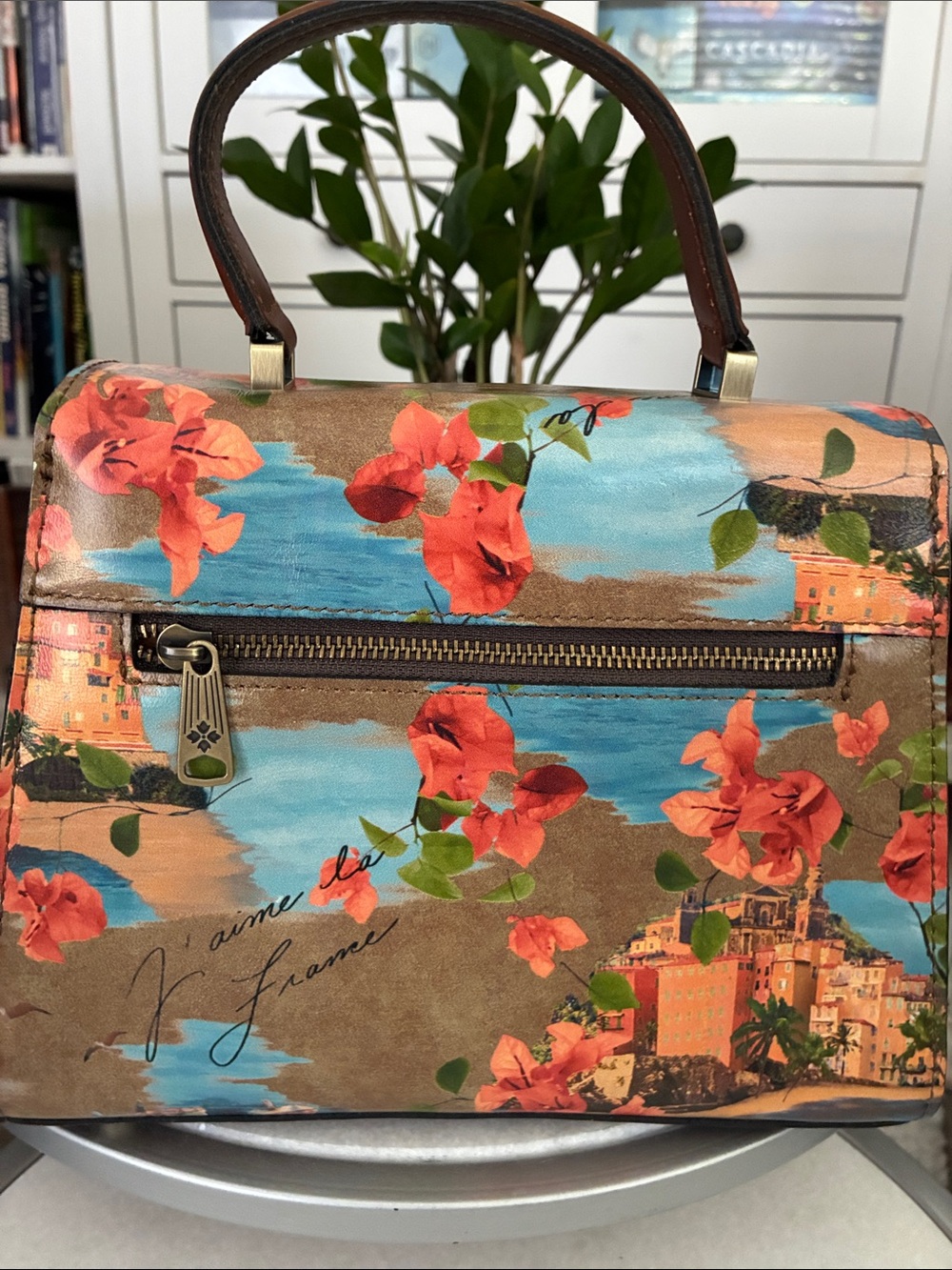 Patricia Nash Chauny Leather Satchel French Rivier - Picture 4 of 7
